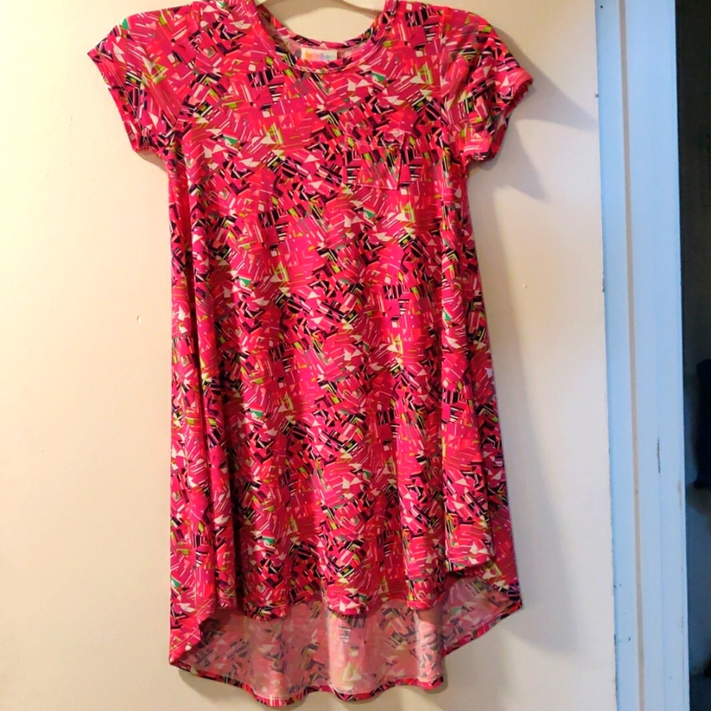 Lularoe girls Scarlett swing dress 8